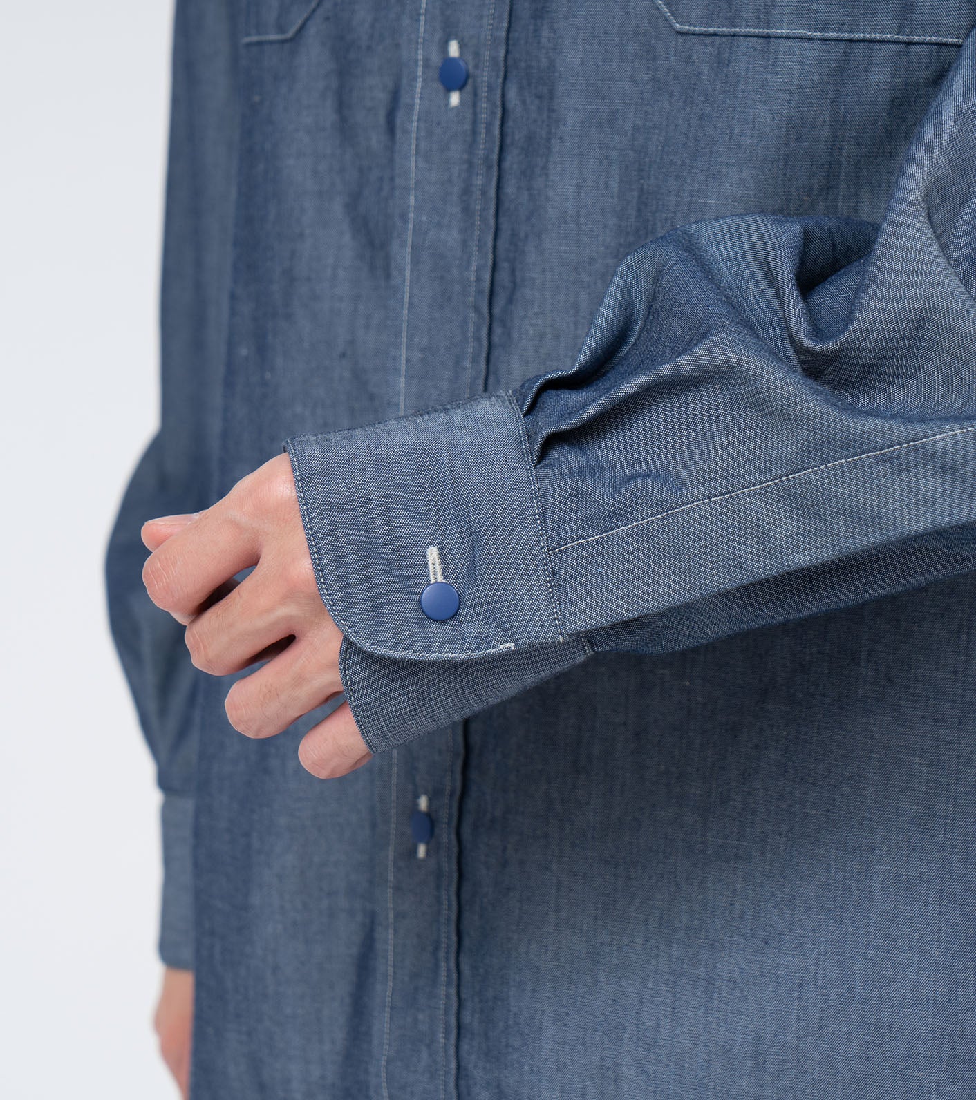 nanamica Regular Collar Chambray Shirt