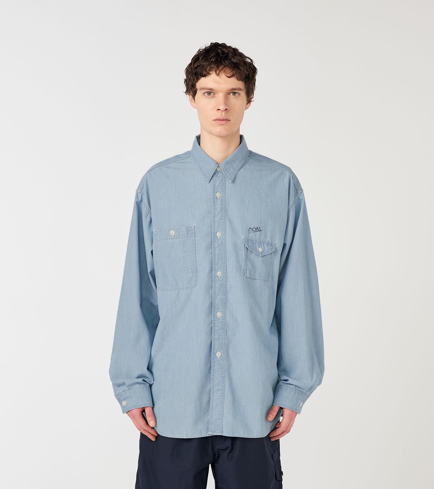 nanamica Regular Collar Chambray Shirt