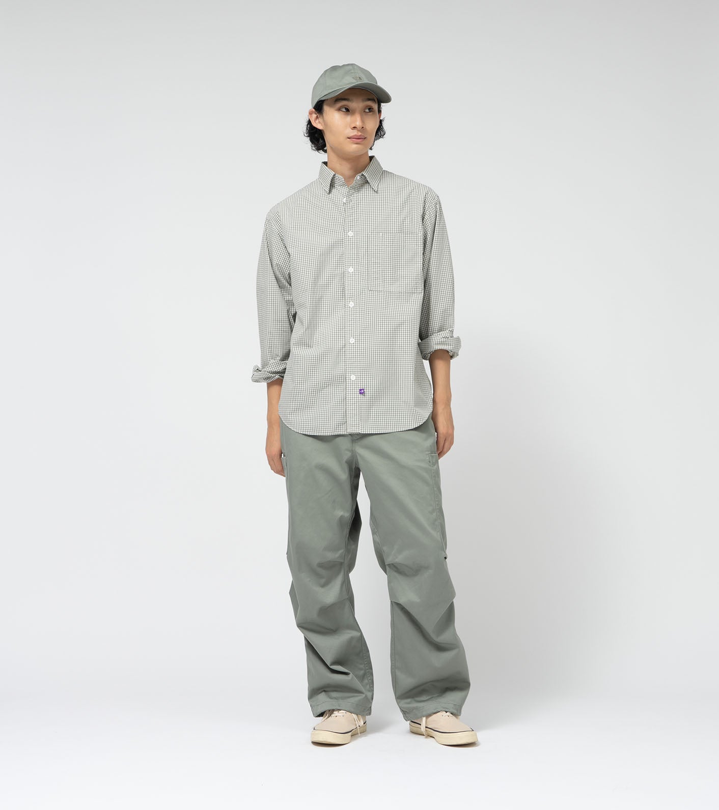 THE NORTH FACE PURPLE LABEL Regular Collar Gingham Field Shirt