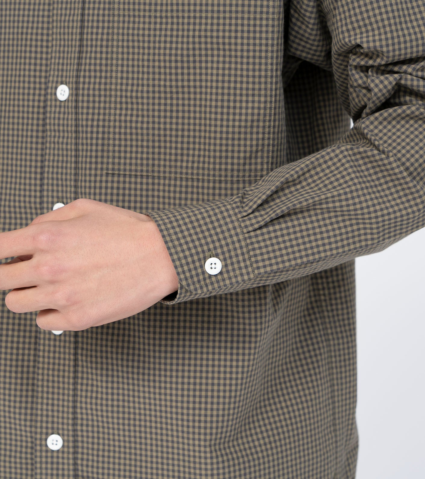 THE NORTH FACE PURPLE LABEL Regular Collar Gingham Field Shirt