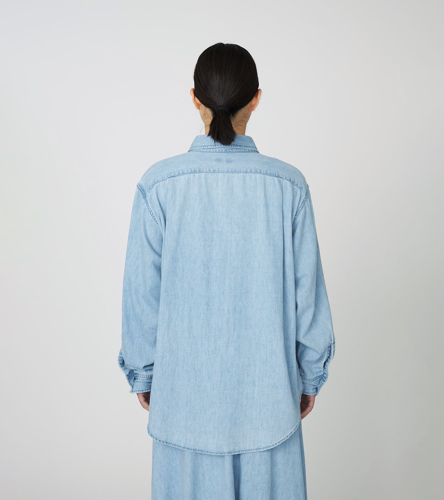 nanamica Regular Collar Light Denim Shirts