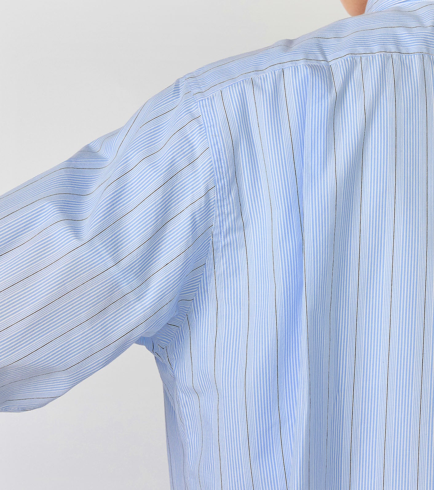 nanamica Regular Collar Stripe Wind Shirt – unexpected store