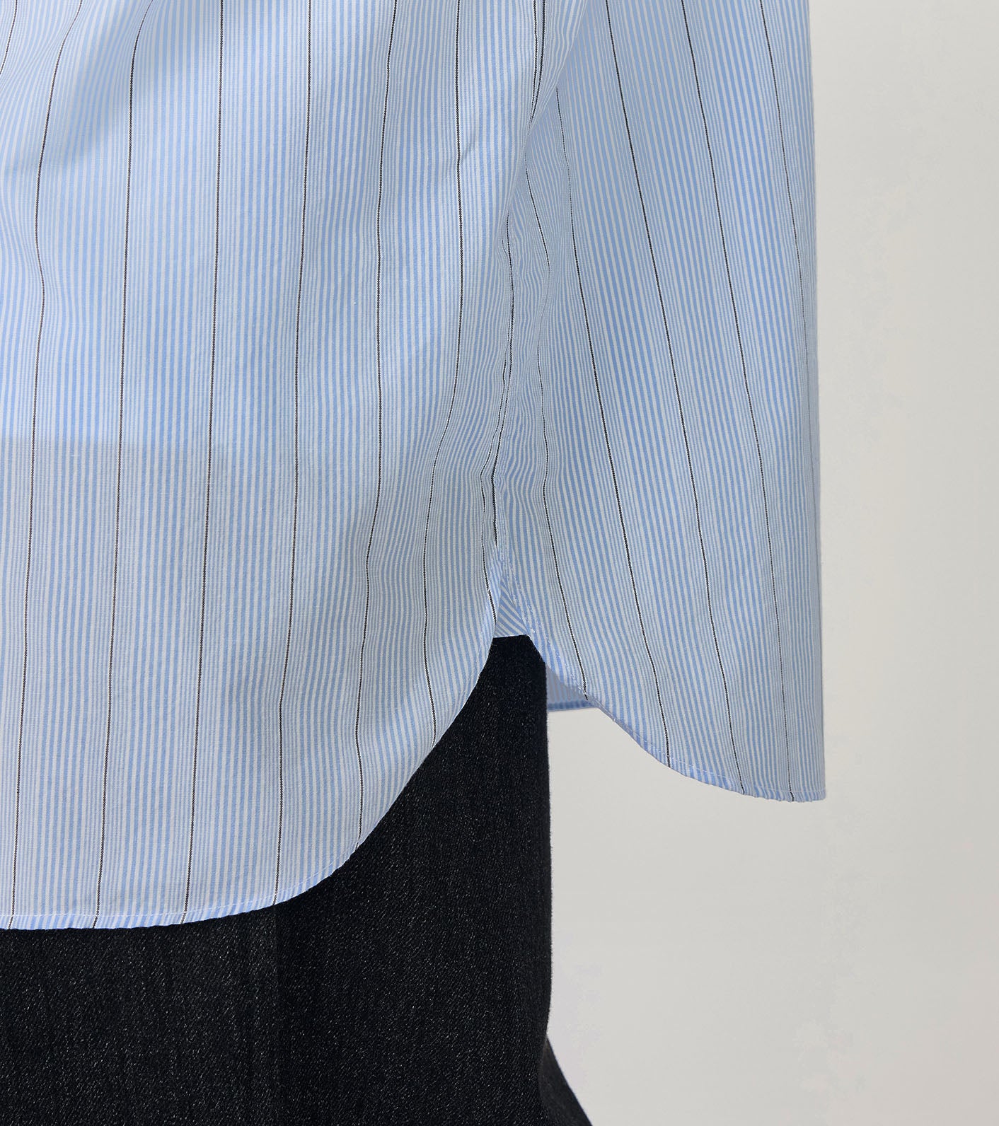 nanamica Regular Collar Stripe Wind Shirt – unexpected store