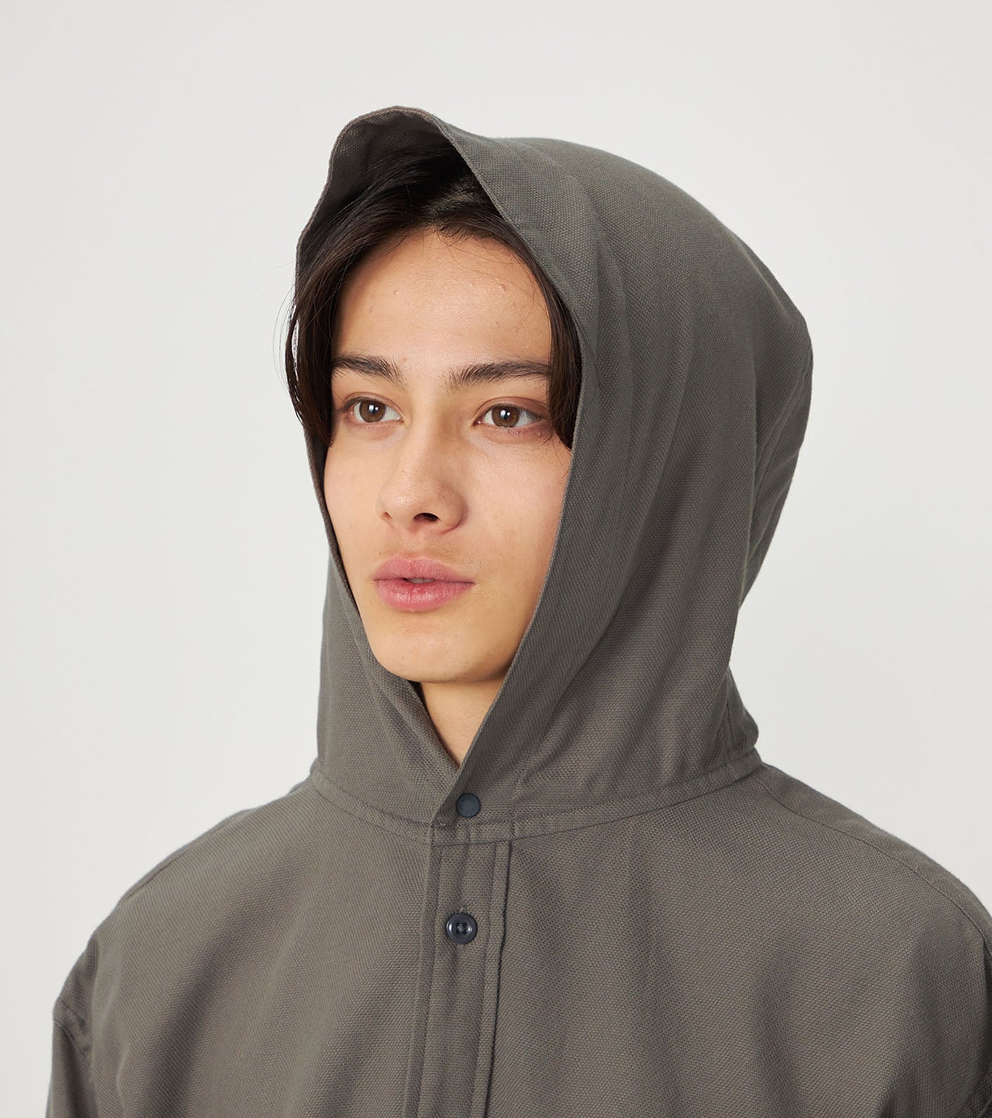 Purple Label Royal Oxford Mountain Hooded Shirt