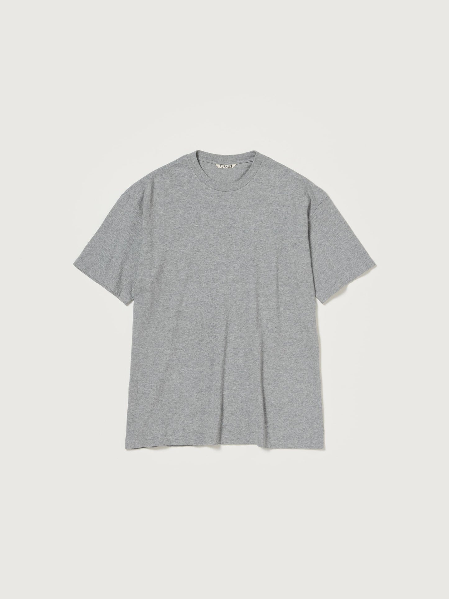 AURALEE SEAMLESS CREW NECK TEE