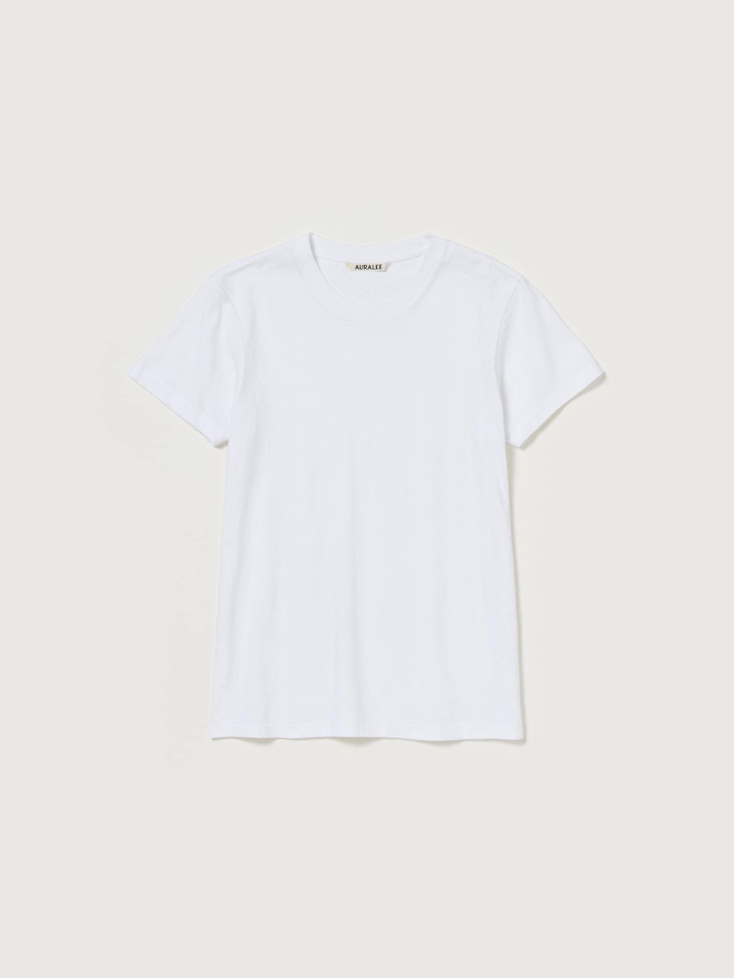 AURALEE SEAMLESS CREW NECK TEE