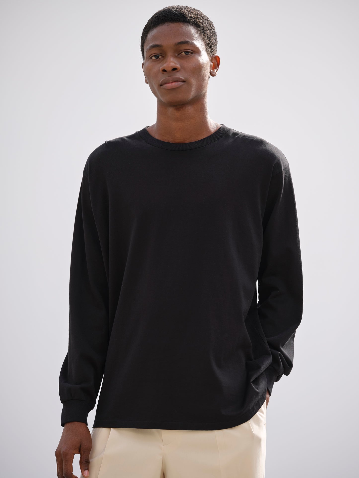 AURALEE SEAMLESS L/S TEE