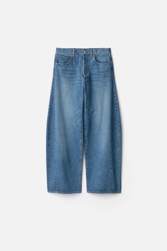 ssstein DEFORMATION WIDE DENIM PANTS