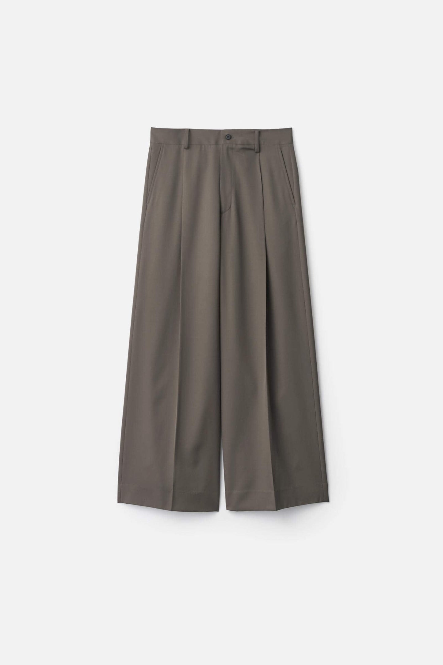 ssstein EXTRA WIDE TROUSERS (2/90 WOOL GABARDINE)