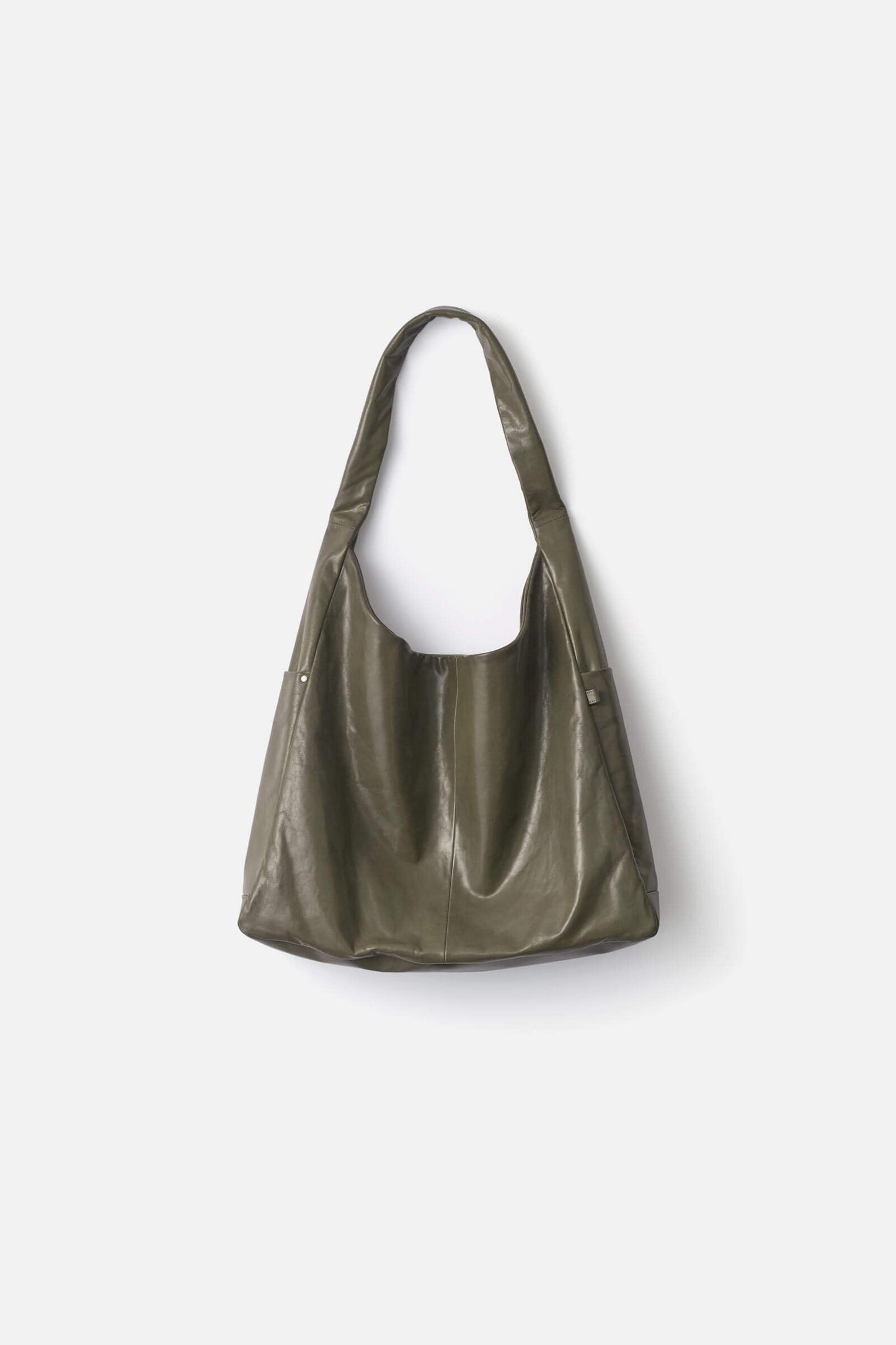 ssstein Goat Leather Shoulder Bag