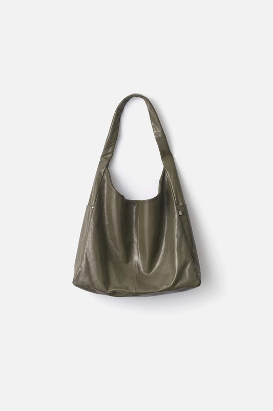 ssstein Goat Leather Shoulder Bag