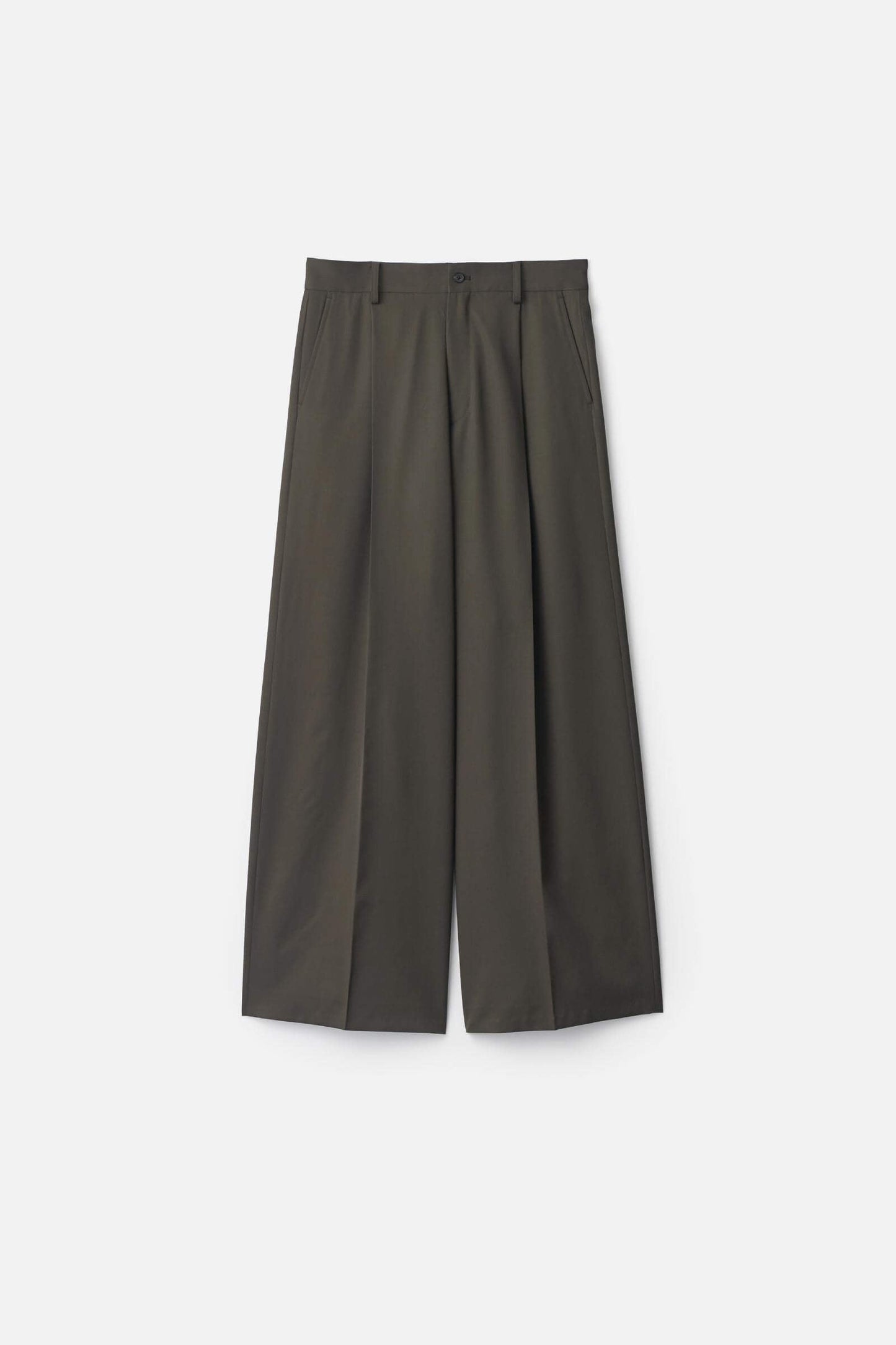 ssstein EXTRA WIDE TROUSERS (2/90 WOOL GABARDINE)