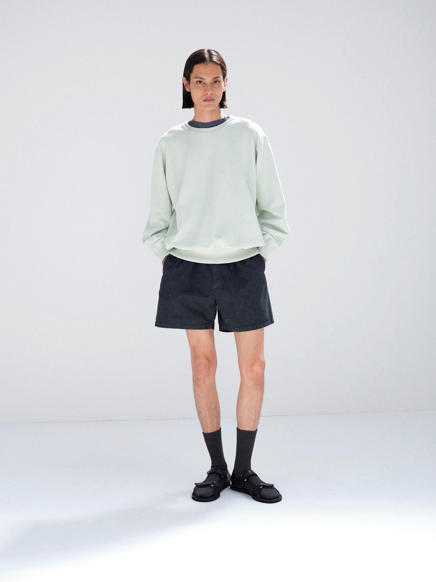 AURALEE SMOOTH SOFT BD SWEAT P/O