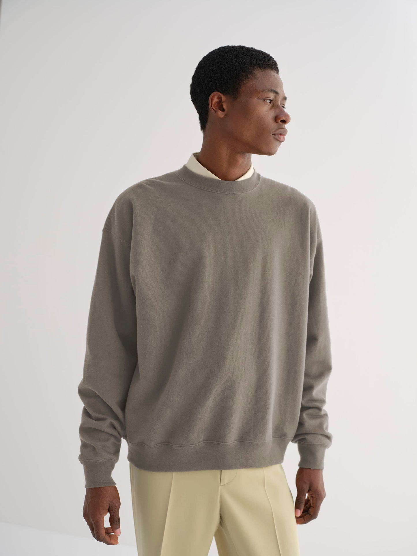 AURALEE SMOOTH SOFT SWEAT P/O