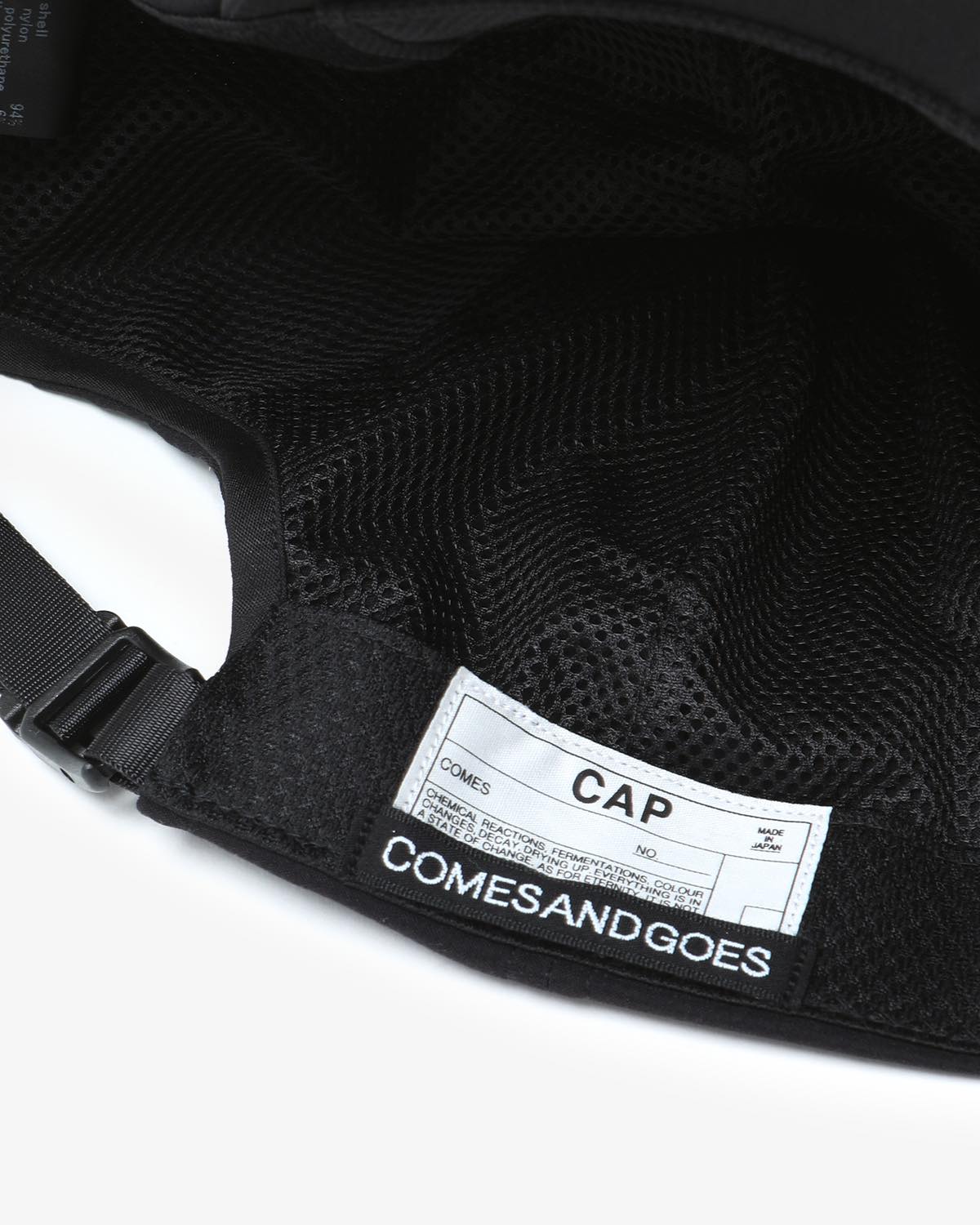 COMESANDGOES SPOKEN FORMS CAP