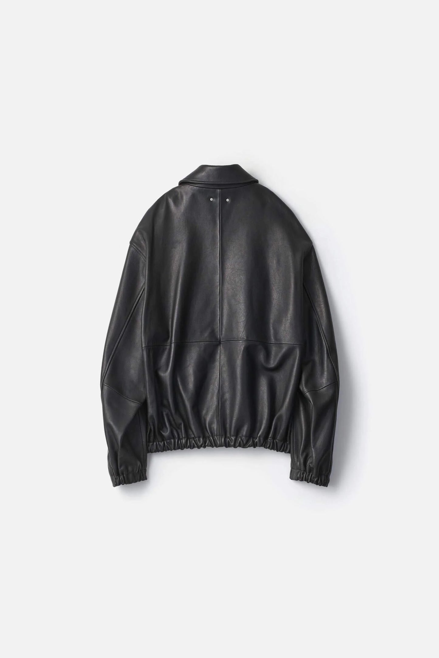 ssstein LEATHER ZIP SHORT JACKET