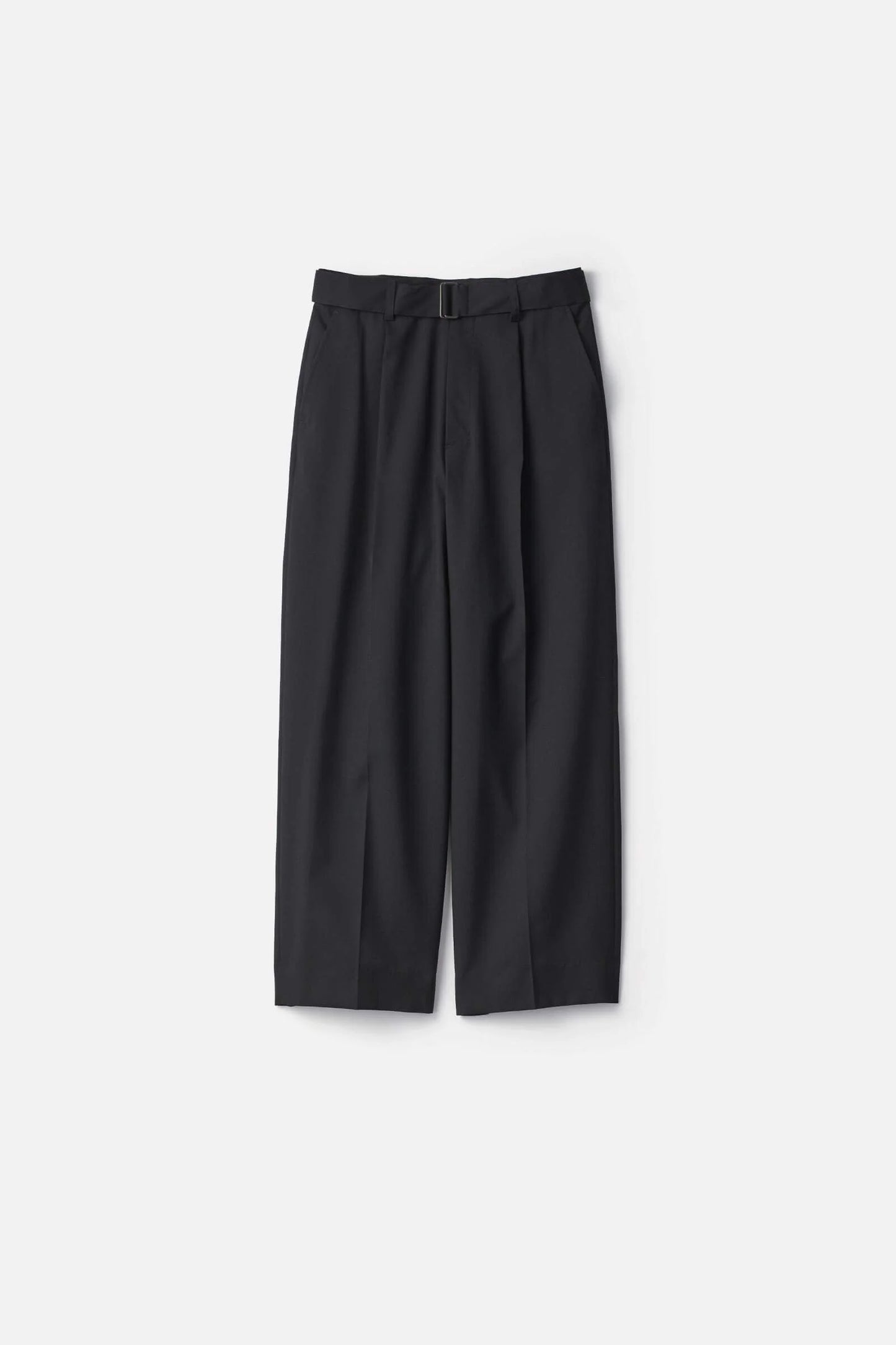 ssstein BELTED WIDE TROUSERS