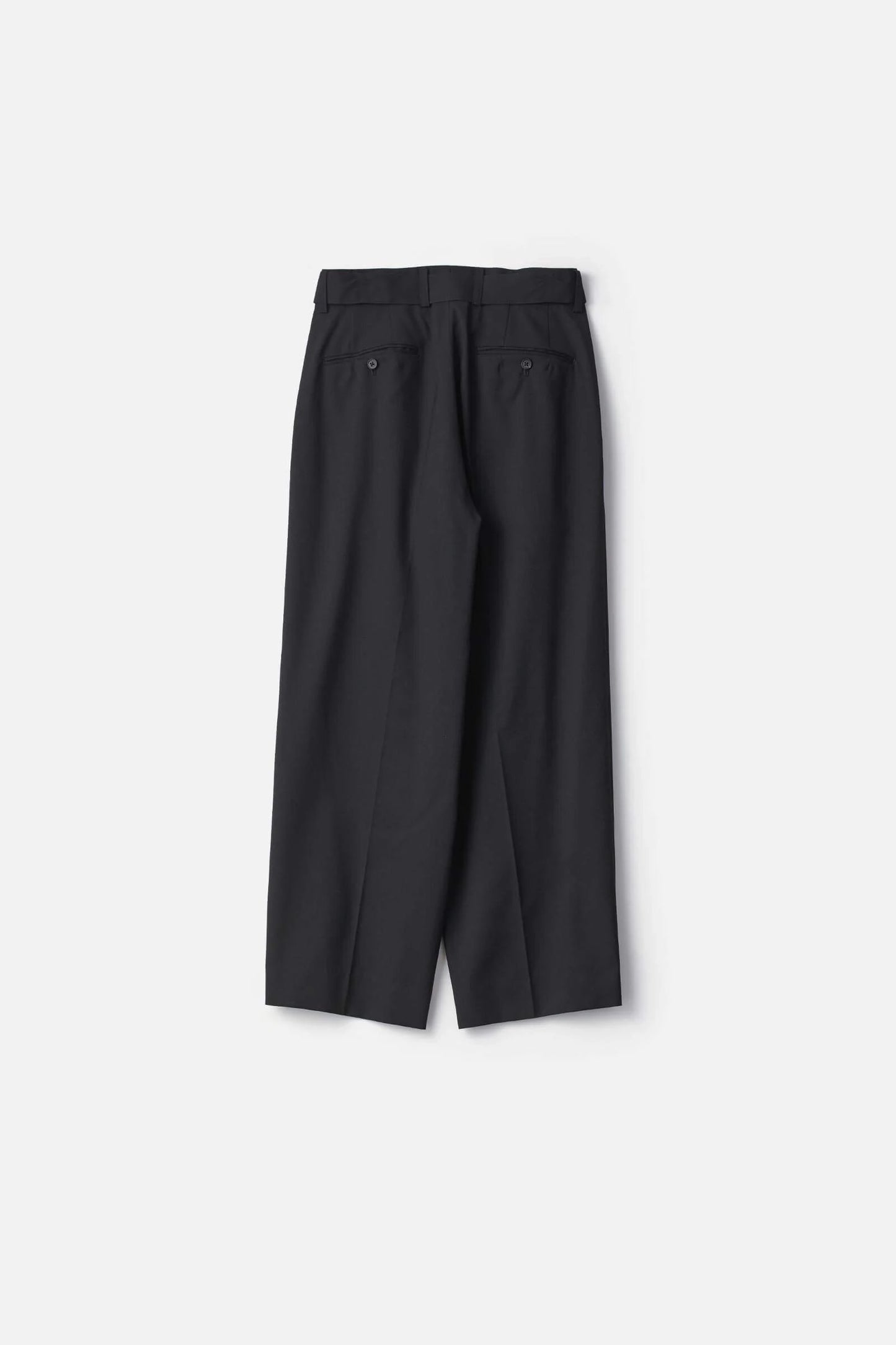 ssstein BELTED WIDE TROUSERS