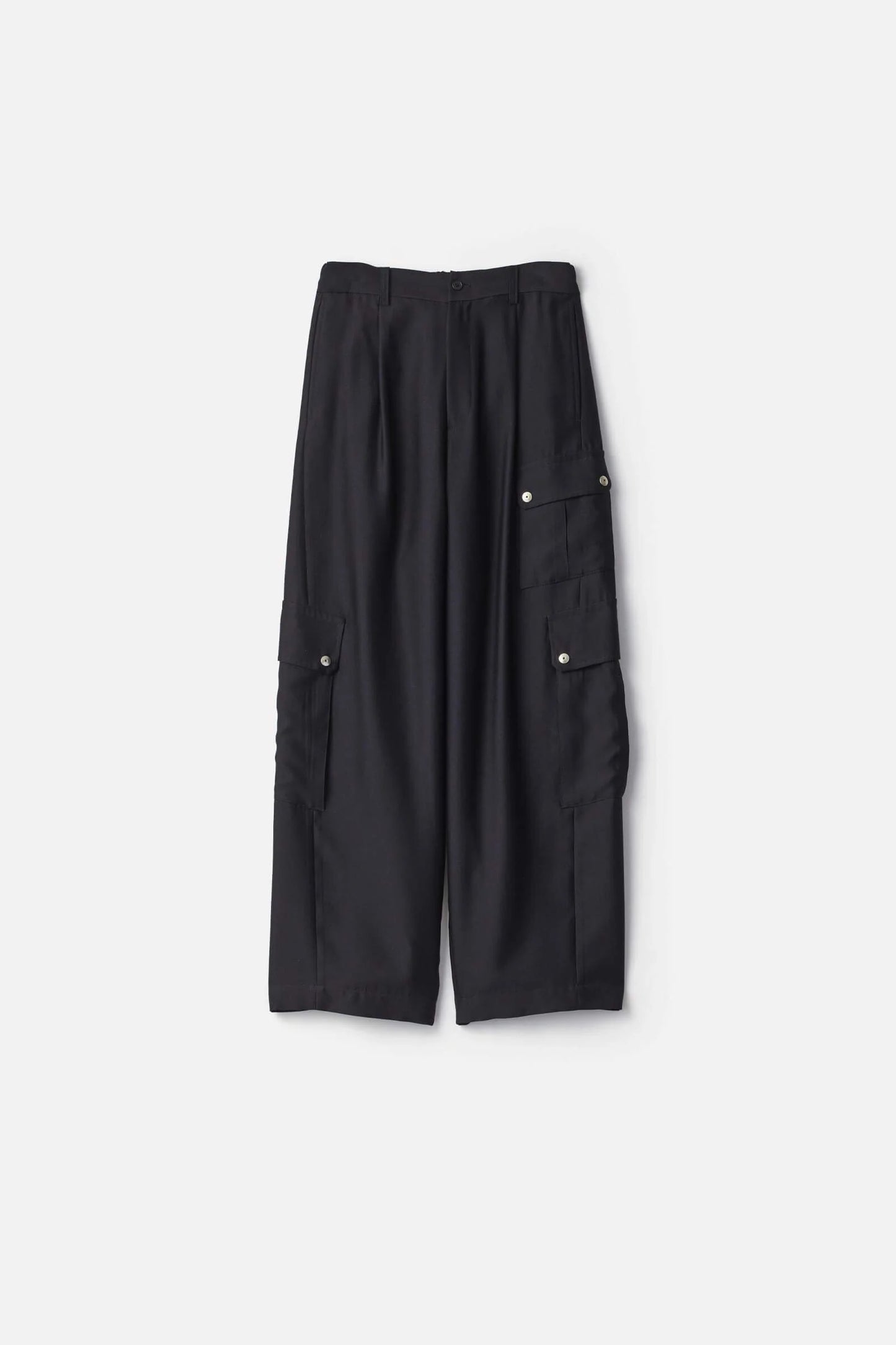 ssstein W/R/SI DOUBLE WEAVE CARGO POCKET TROUSERS