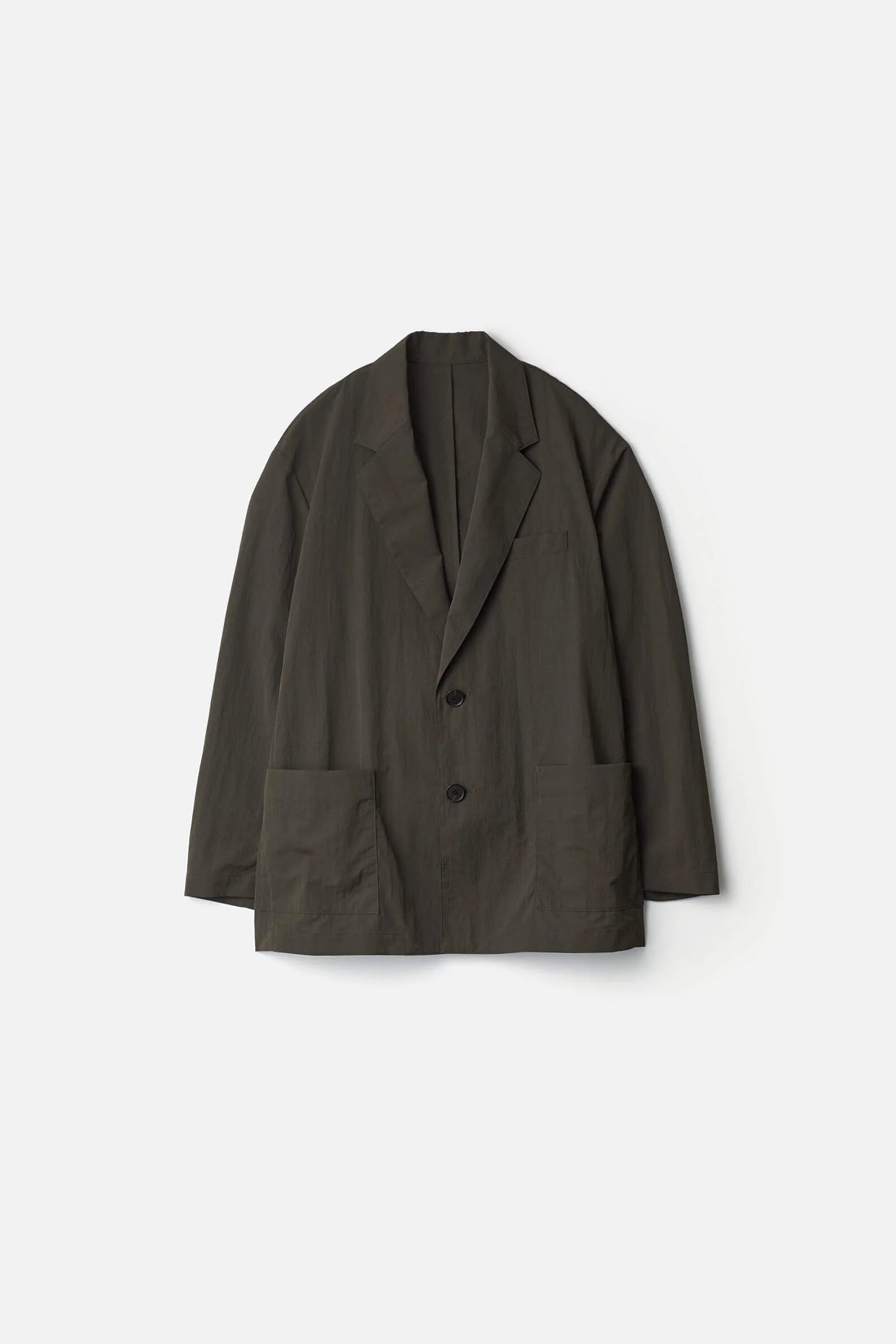 ssstein WINDPROOF NYLON SINGLE BREASTED JACKET