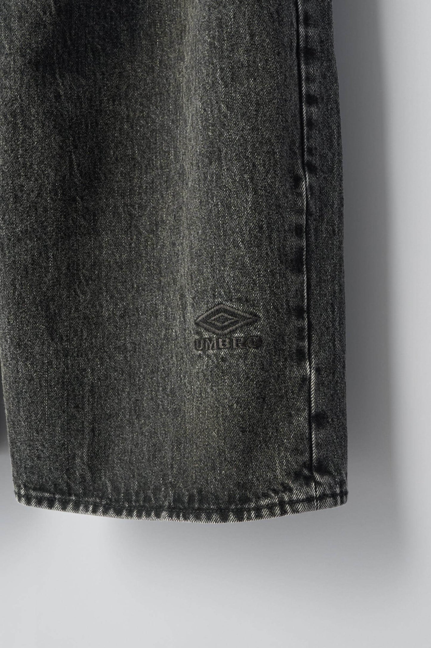 ssstein DEFORMATION WIDE DENIM JEANS