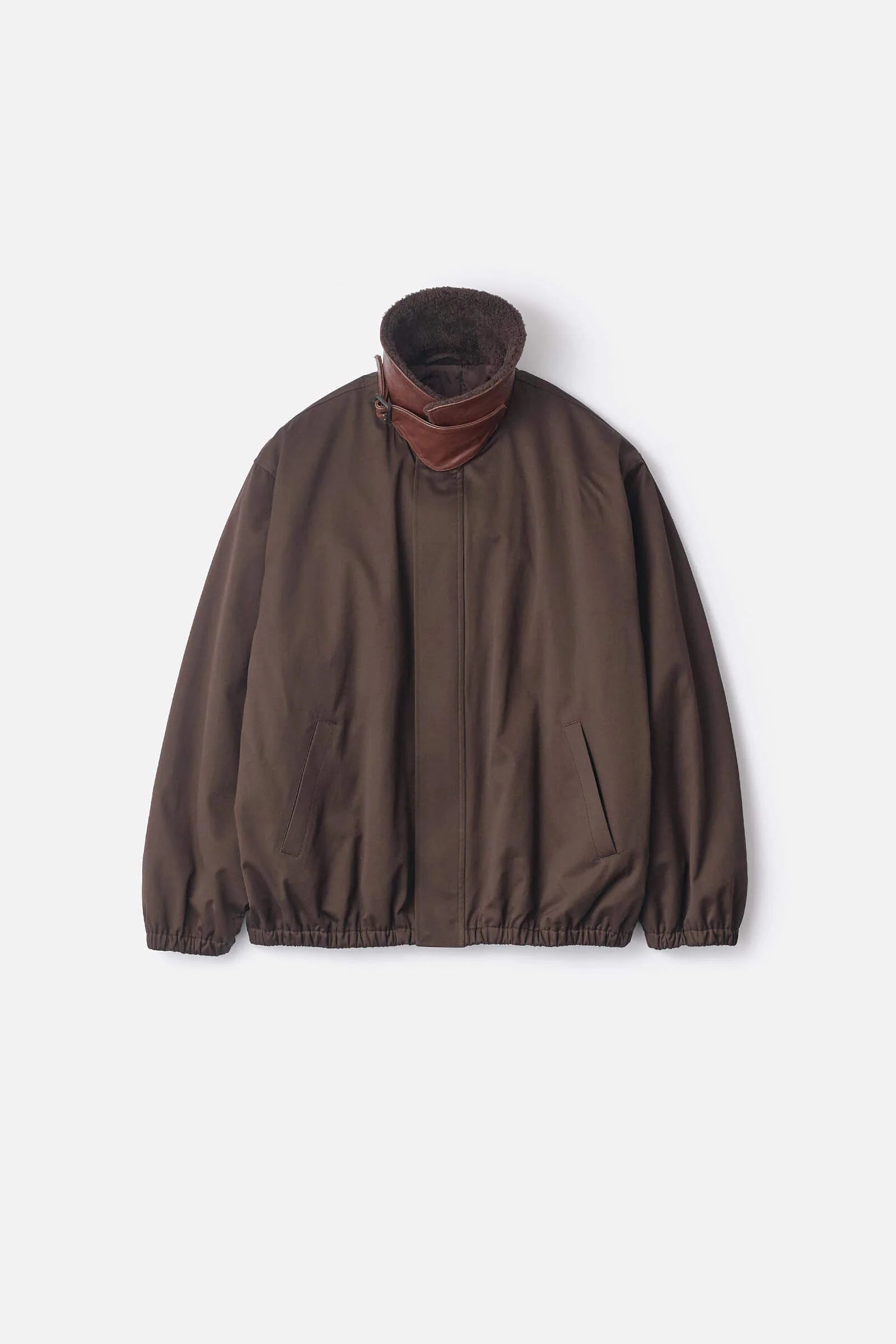 ssstein Mouton Collar Padded Jacket – unexpected store