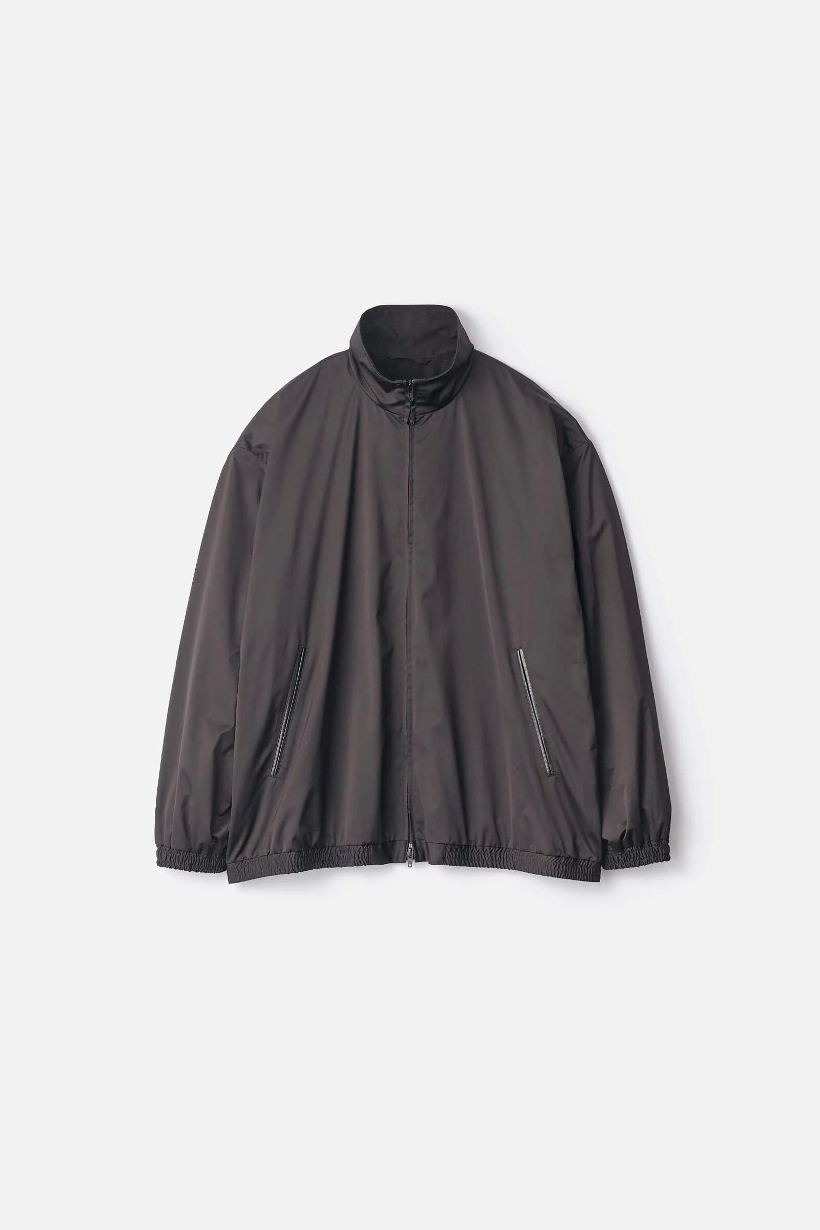 ssstein Silk Back Stand Collar Zip Jacket – unexpected store