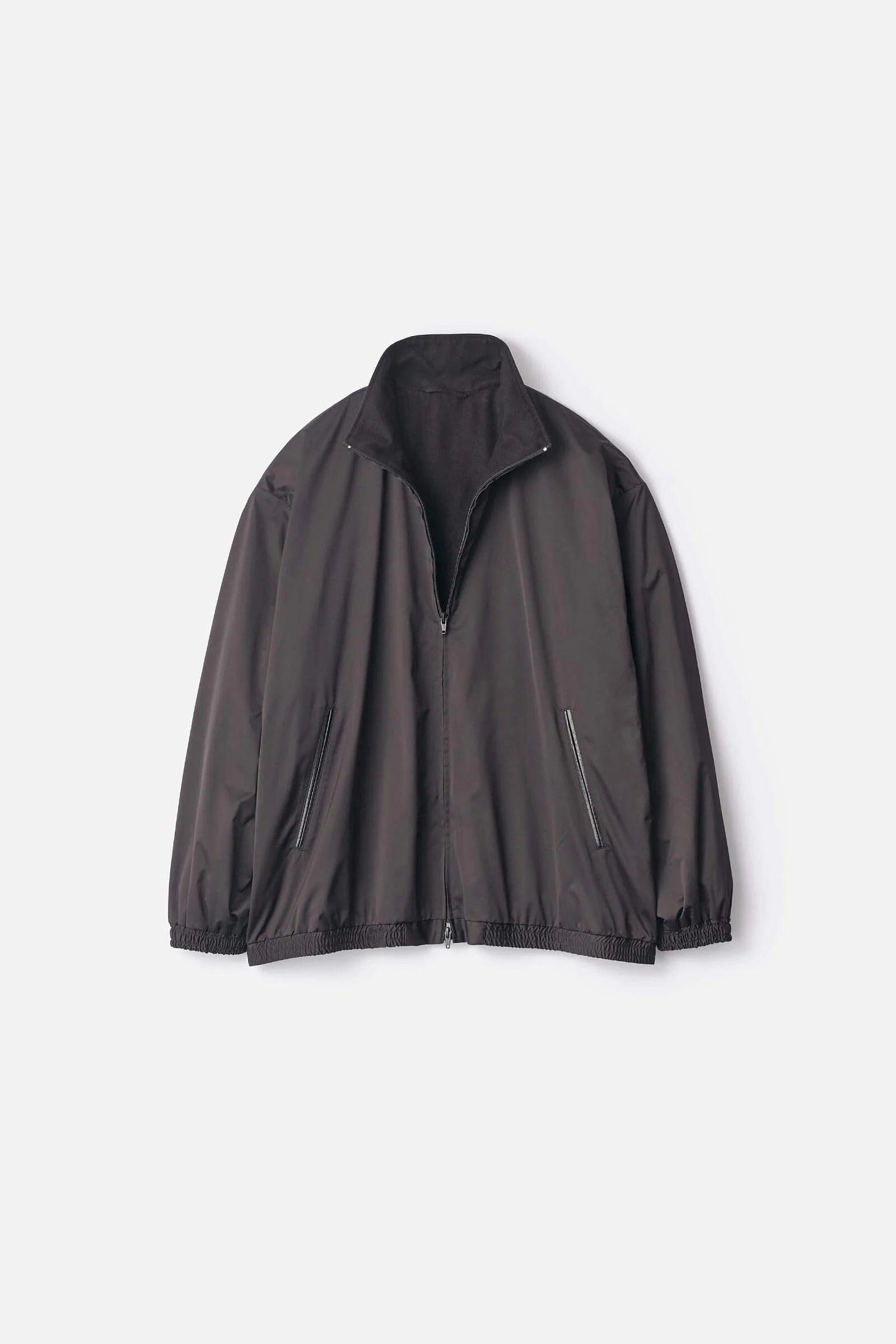 ジャケット・アウター ssstein SILK TAFTA STAND COLLAR JACKET ssstein Silk Back Stand Collar Zip Jacket – unexpected store