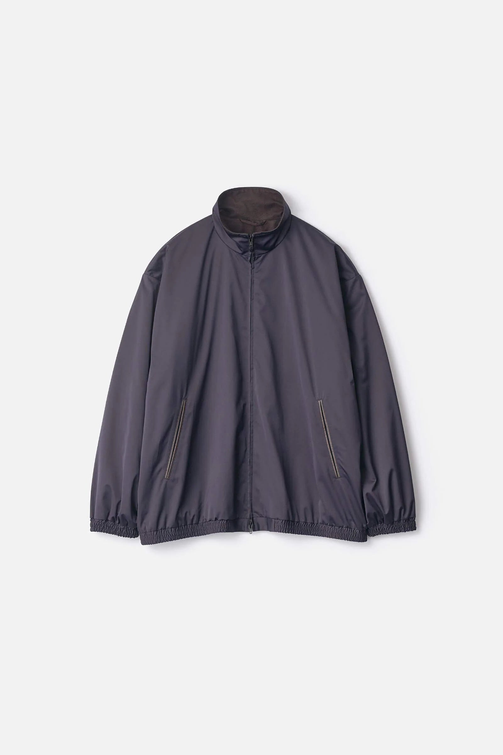 ssstein Silk Back Stand Collar Zip Jacket – unexpected store