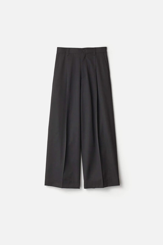 ssstein EXTRA WIDE TROUSERS (2/90 WOOL GABARDINE)