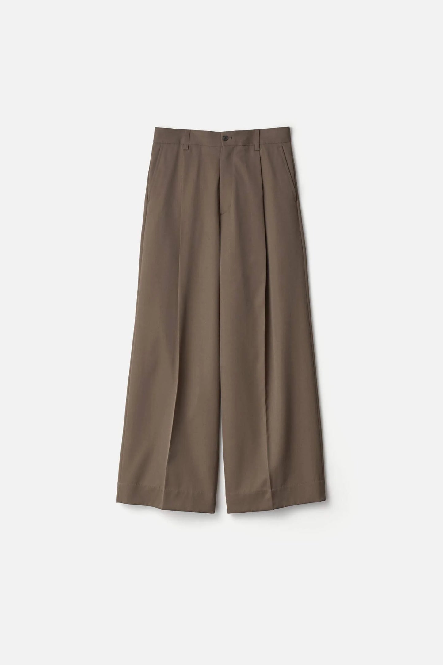 ssstein EXTRA WIDE TROUSERS (2/90 WOOL GABARDINE)