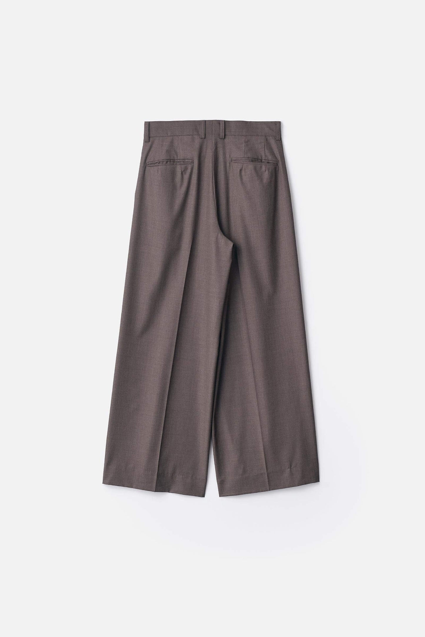 ssstein Extra Fine Wool Extra Wide Trousers