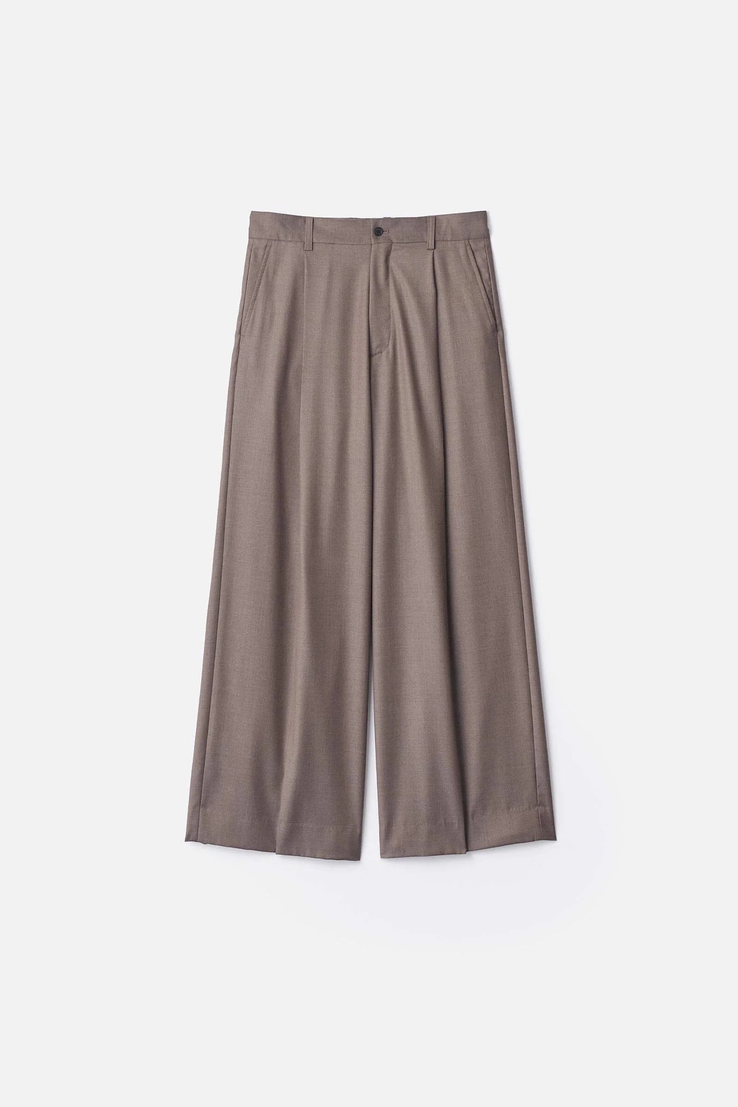 ssstein Extra Fine Wool Extra Wide Trousers