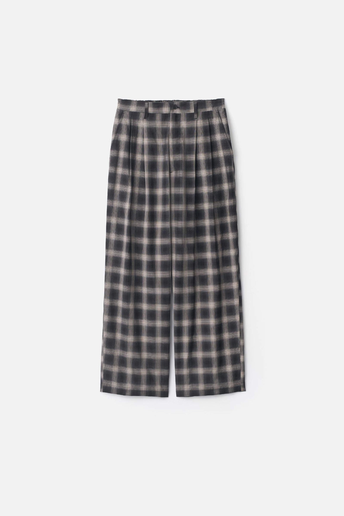 ssstein COTTON VISCOSE WIDE EASY TROUSERS
