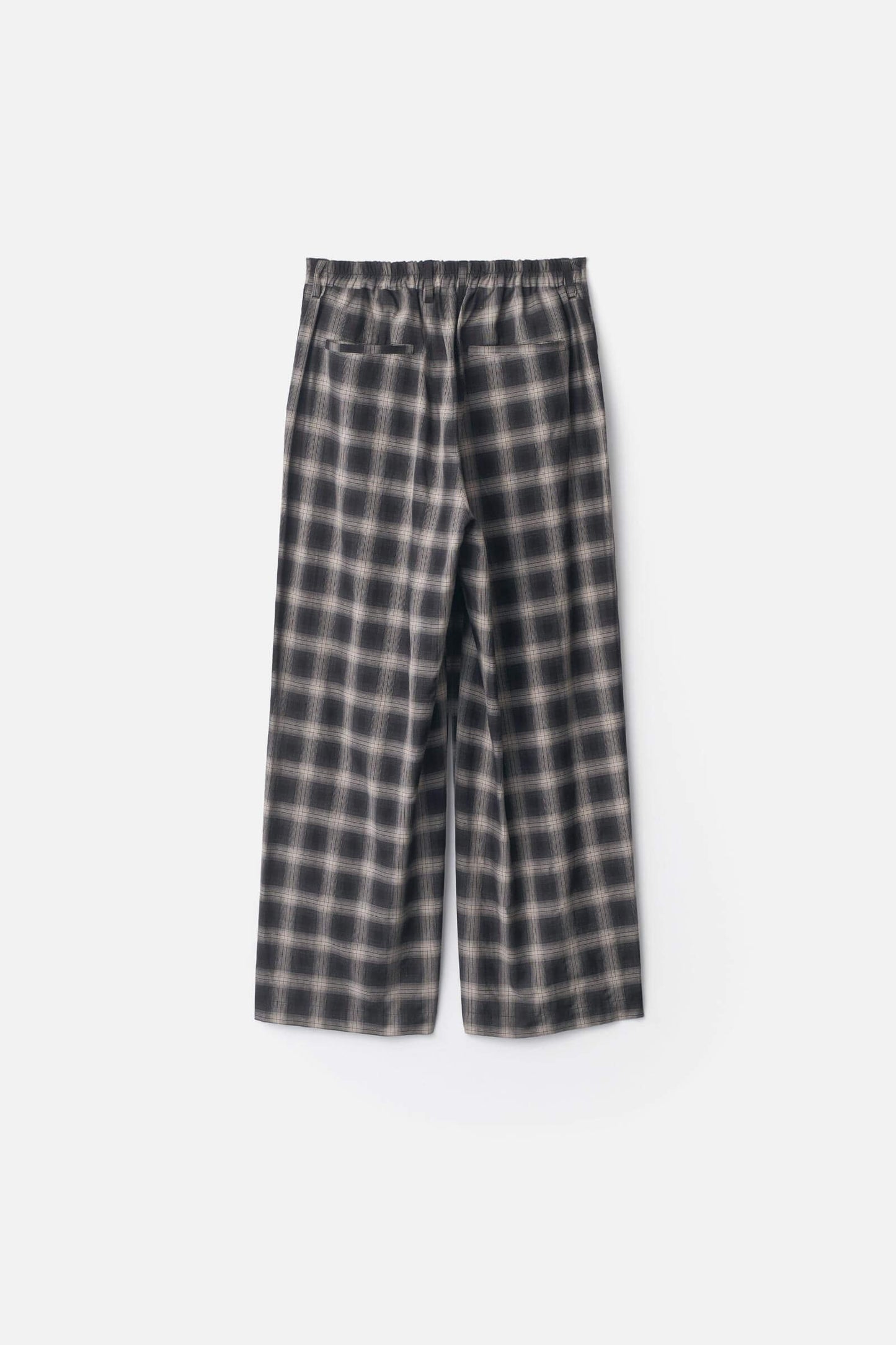 ssstein COTTON VISCOSE WIDE EASY TROUSERS
