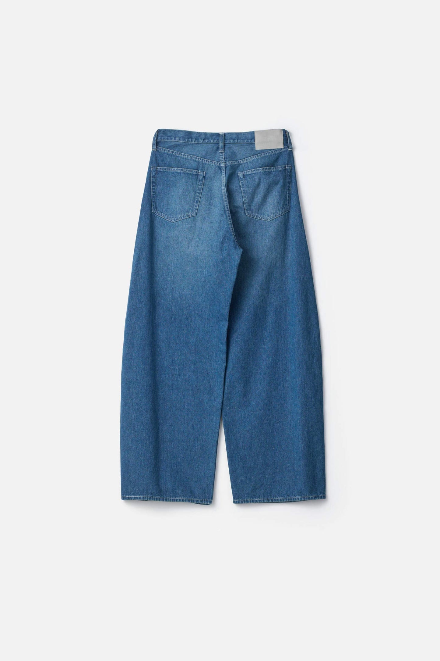 ssstein DEFORMATION WIDE DENIM JEANS