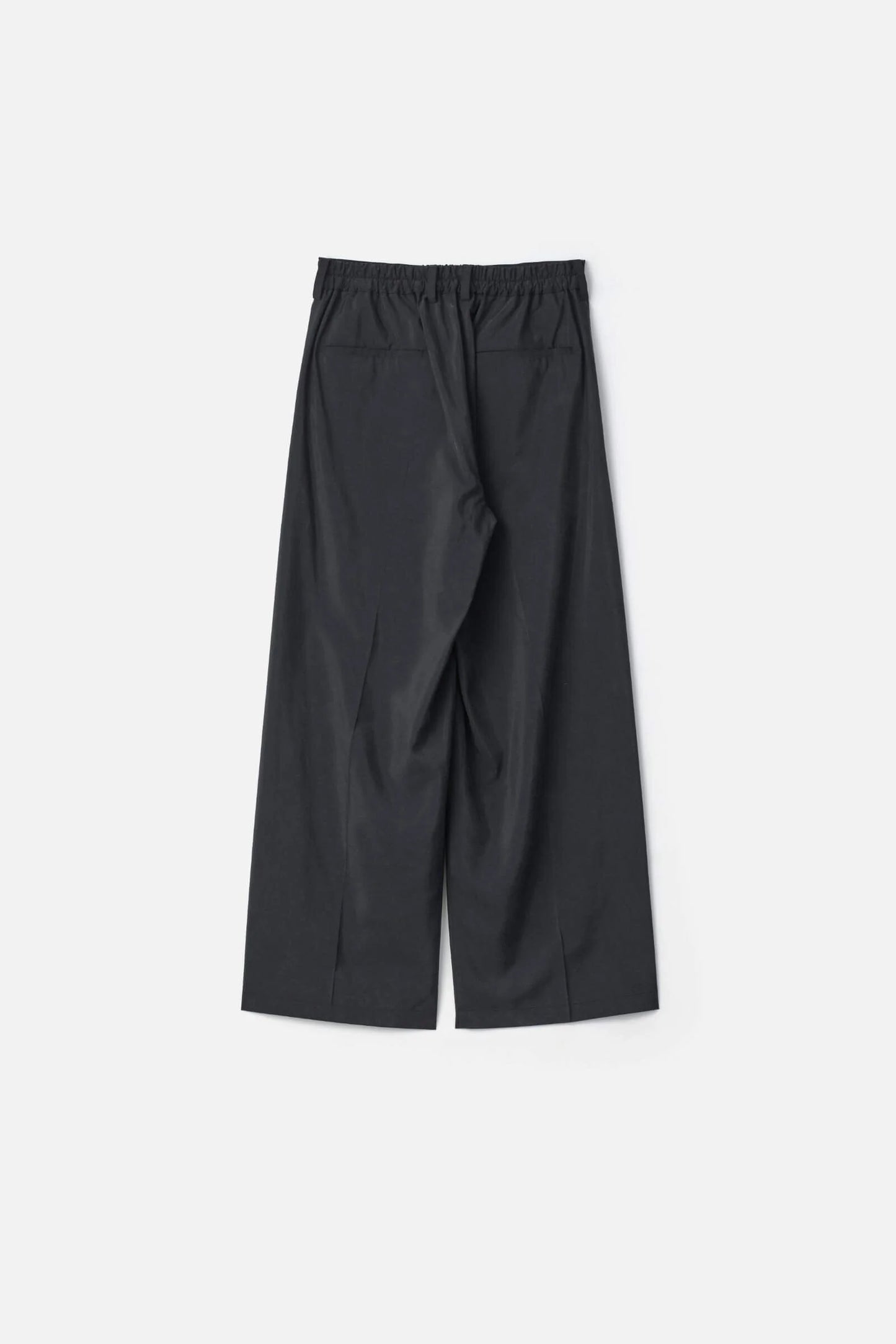 ssstein SILK NYLON EASY WIDE TROUSERS