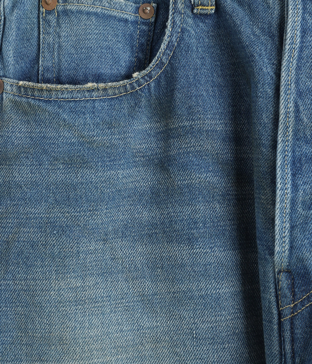 ssstein DEFORMATION WIDE DENIM JEANS