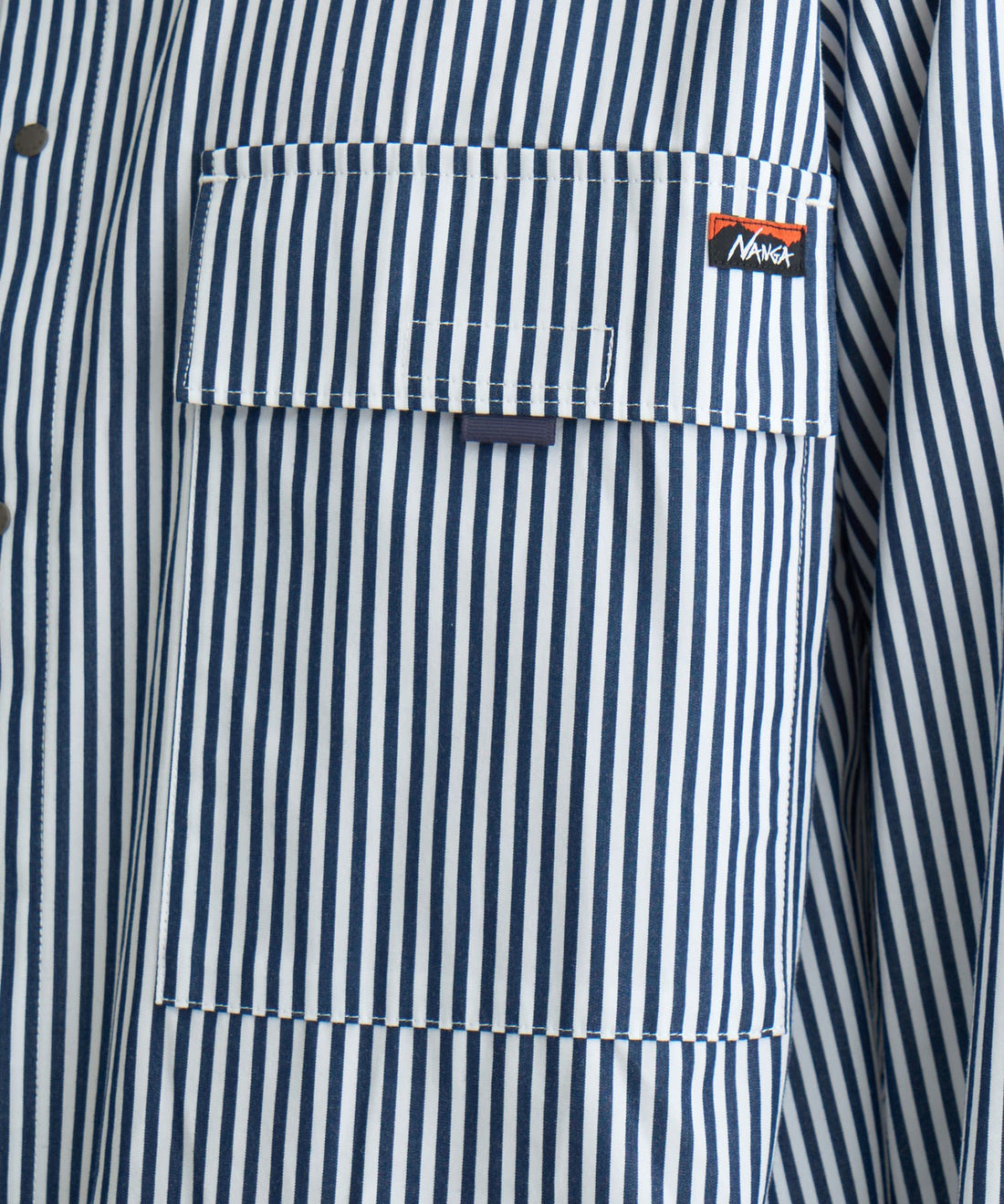 NANGA STRIPE W POCKET BOX SHIRT