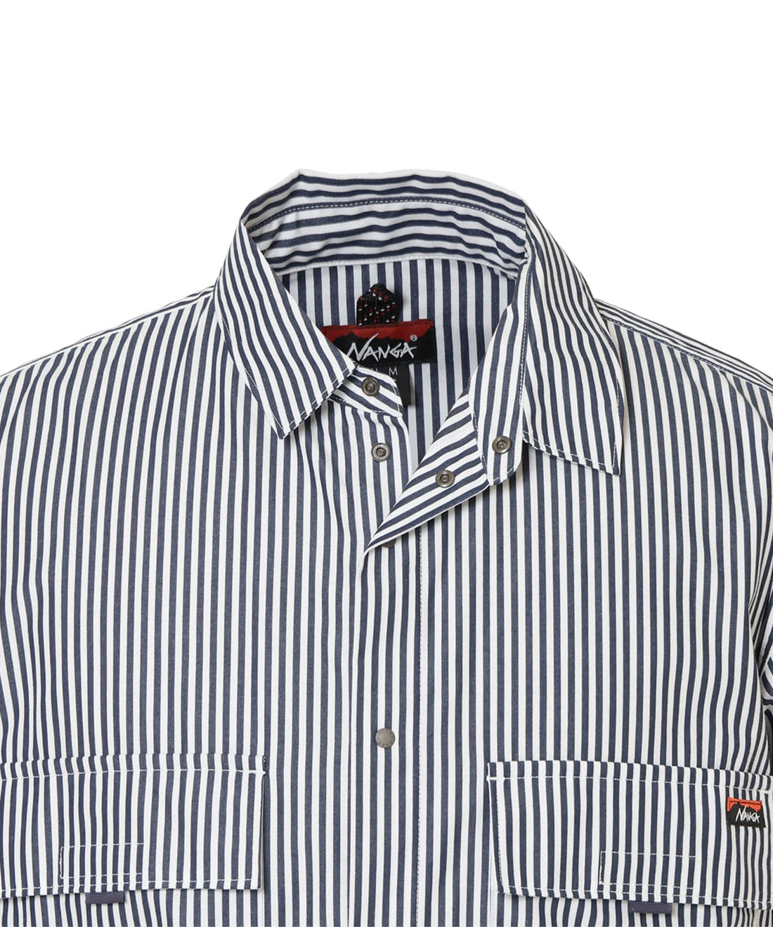 NANGA STRIPE W POCKET BOX SHIRT