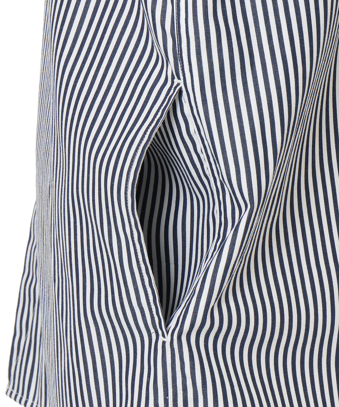 NANGA STRIPE W POCKET BOX SHIRT