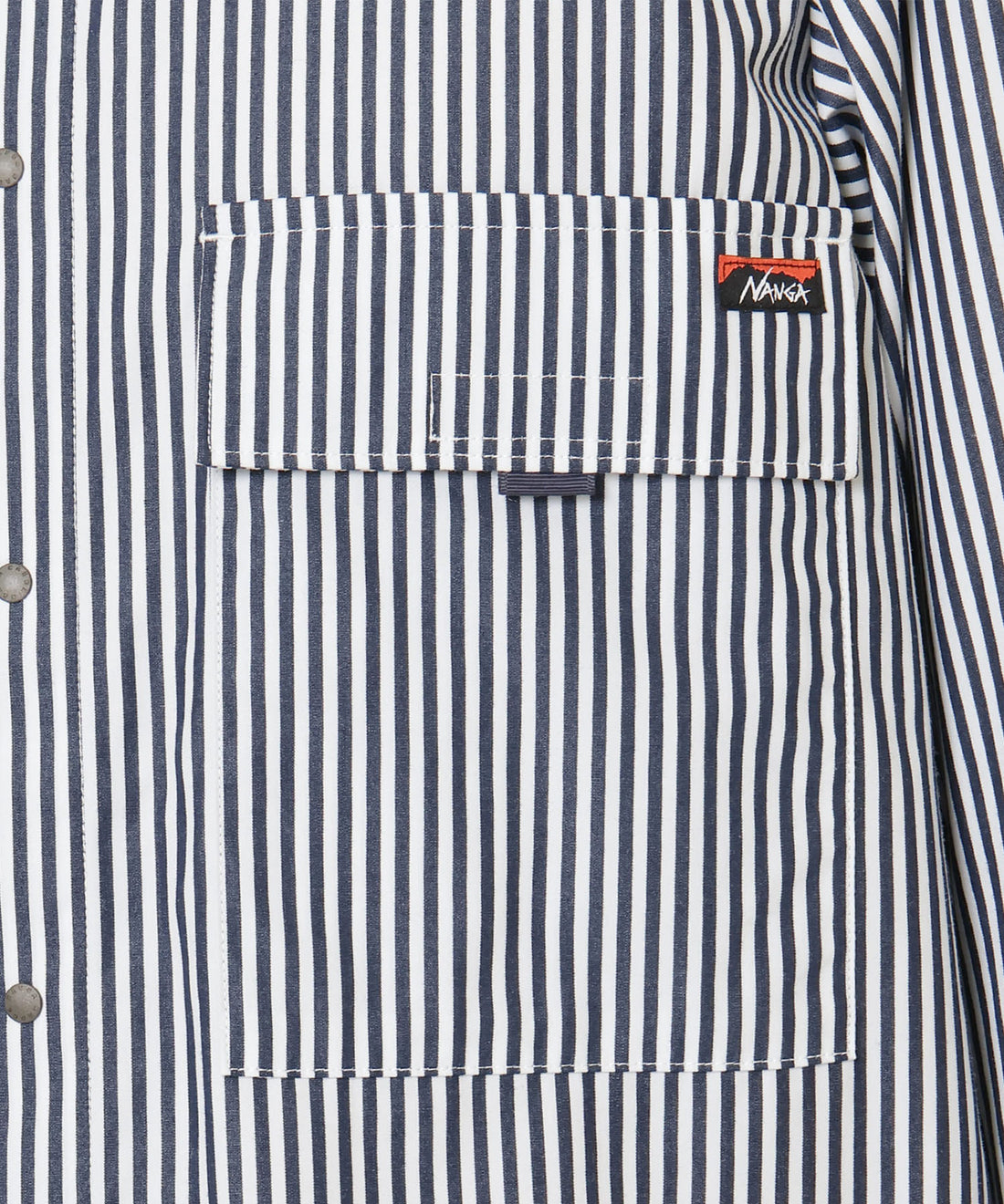 NANGA STRIPE W POCKET BOX SHIRT