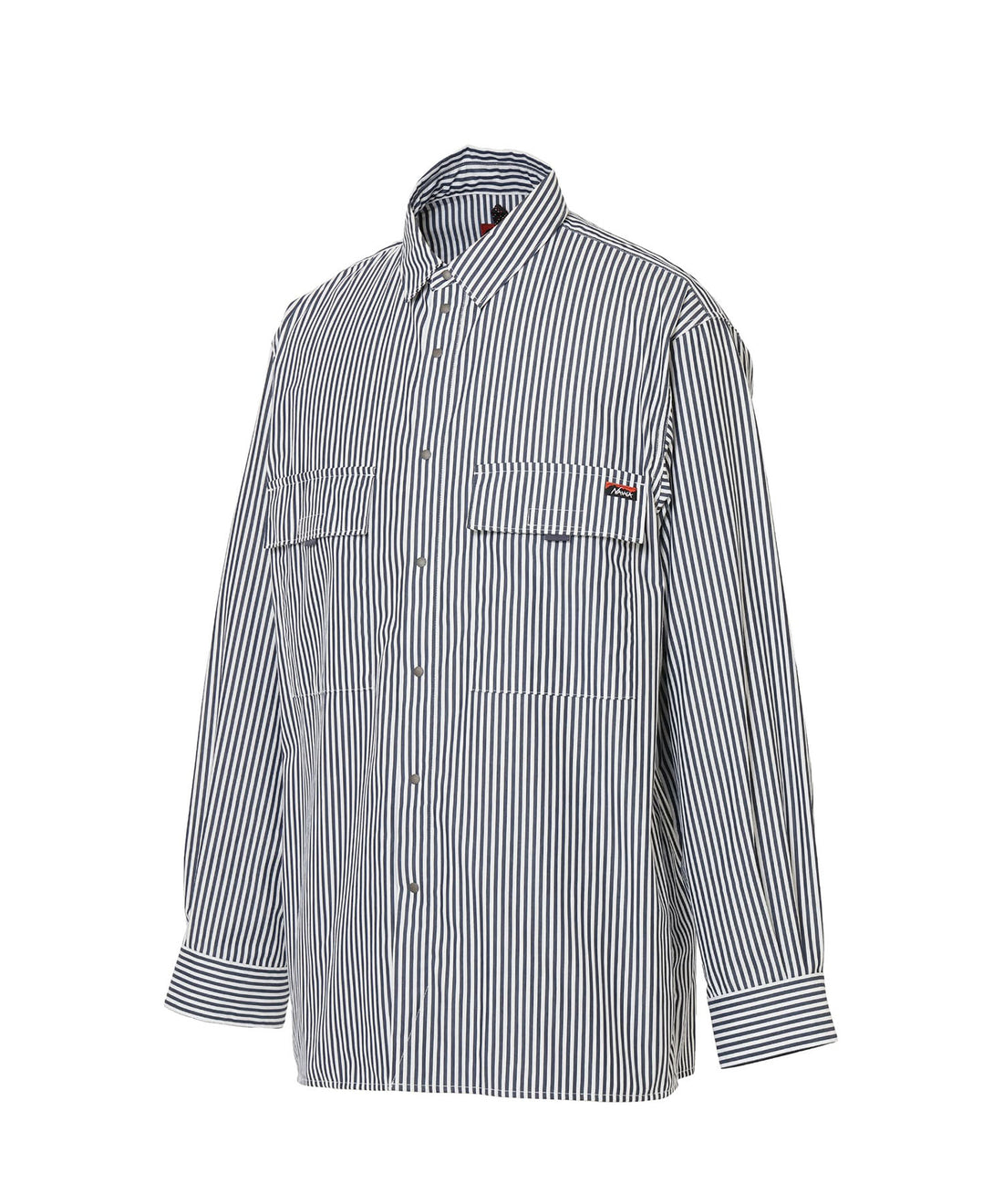 NANGA STRIPE W POCKET BOX SHIRT