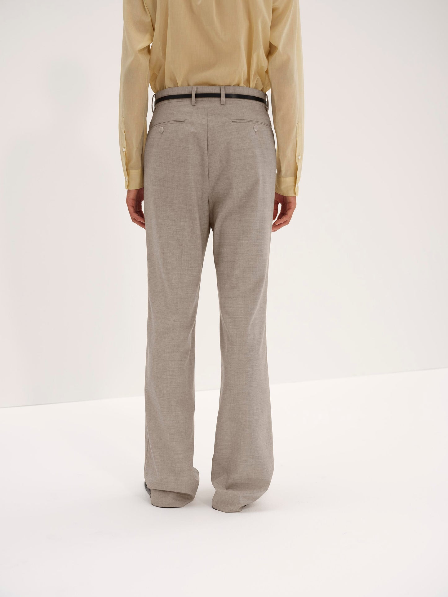 AURALEE SUPER FINE TROPICAL WOOL SLACKS