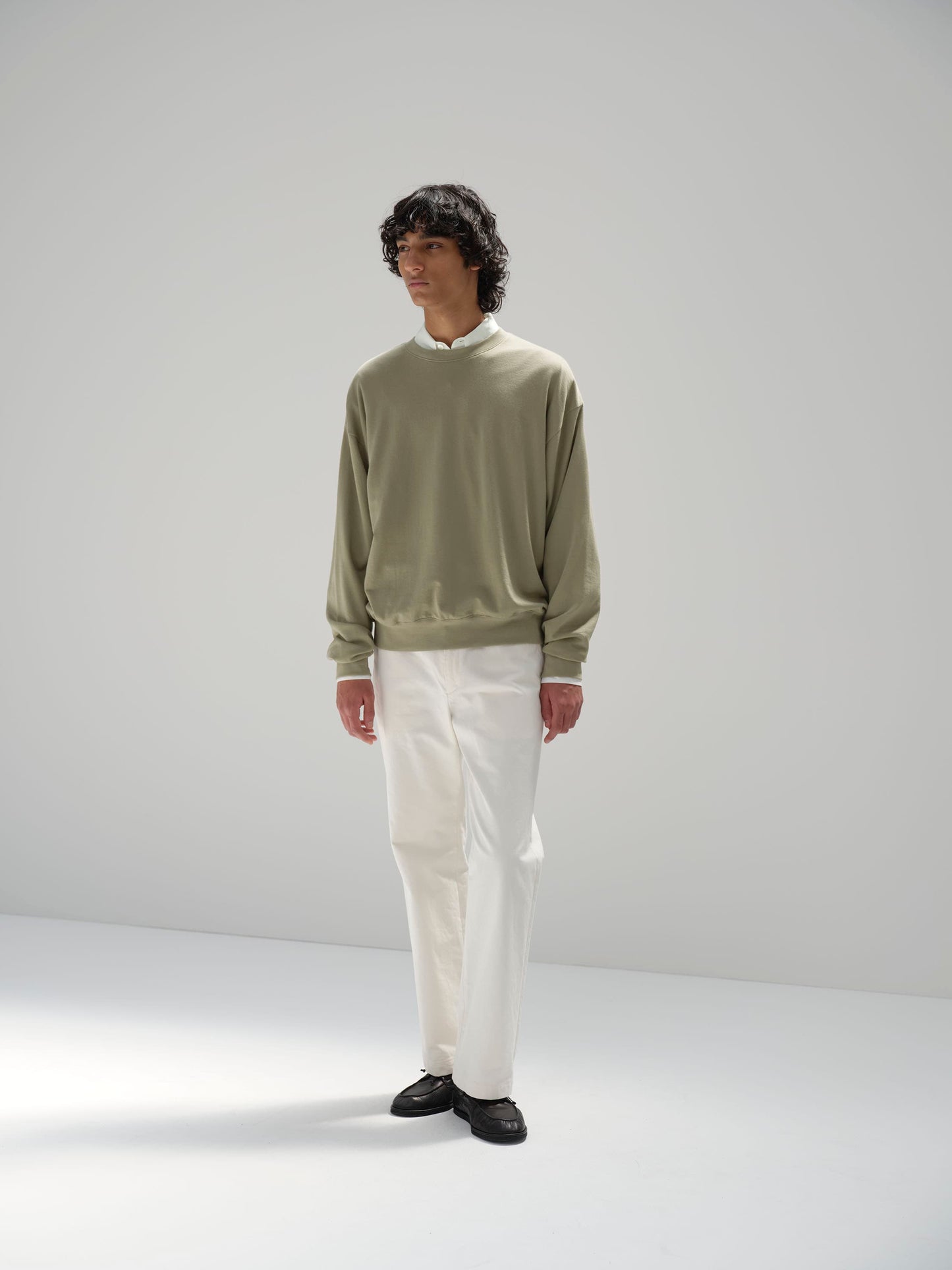 AURALEE SUPER HIGH GAUGE SWEAT P/O