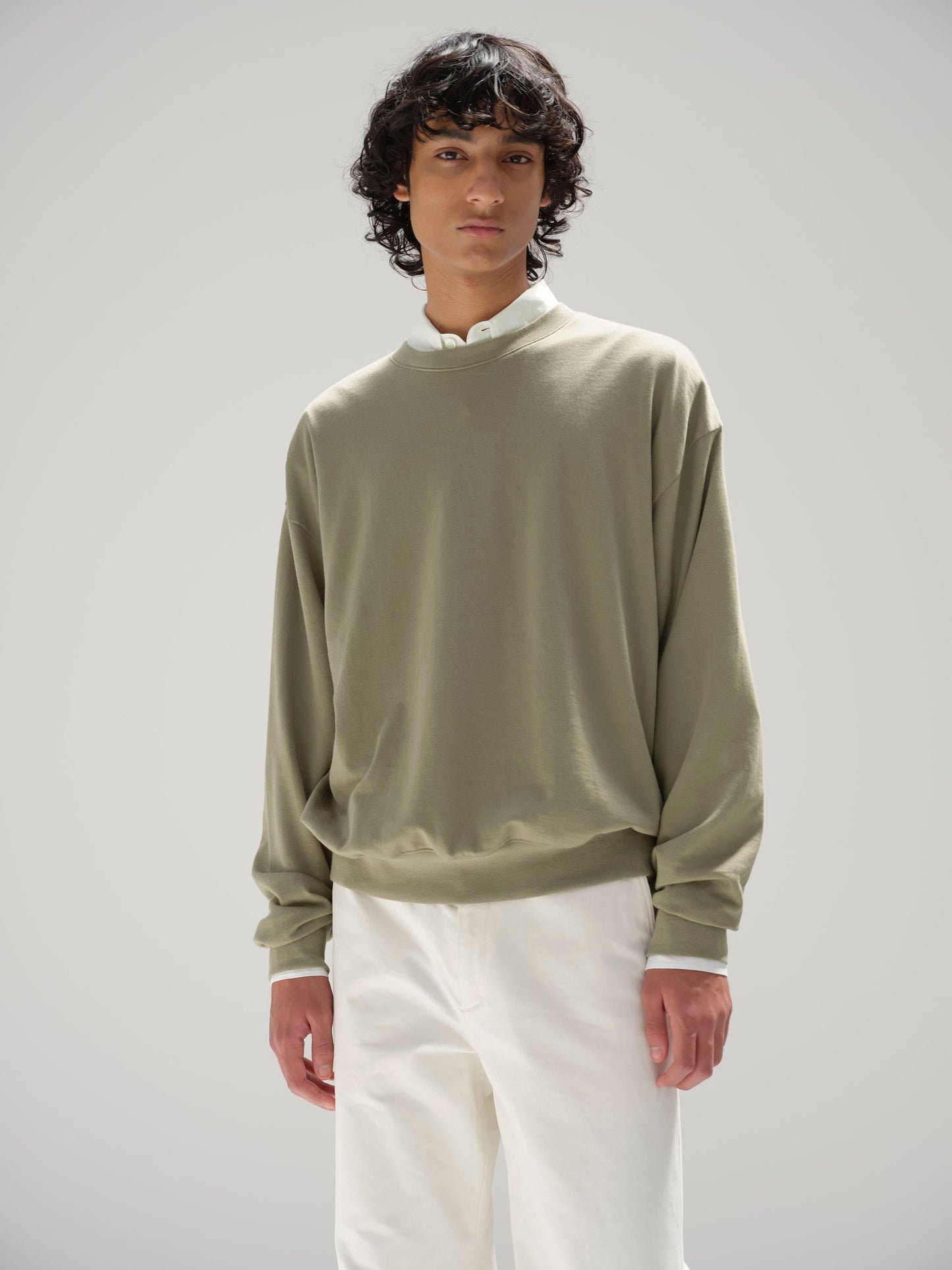 AURALEE SUPER HIGH GAUGE SWEAT P/O