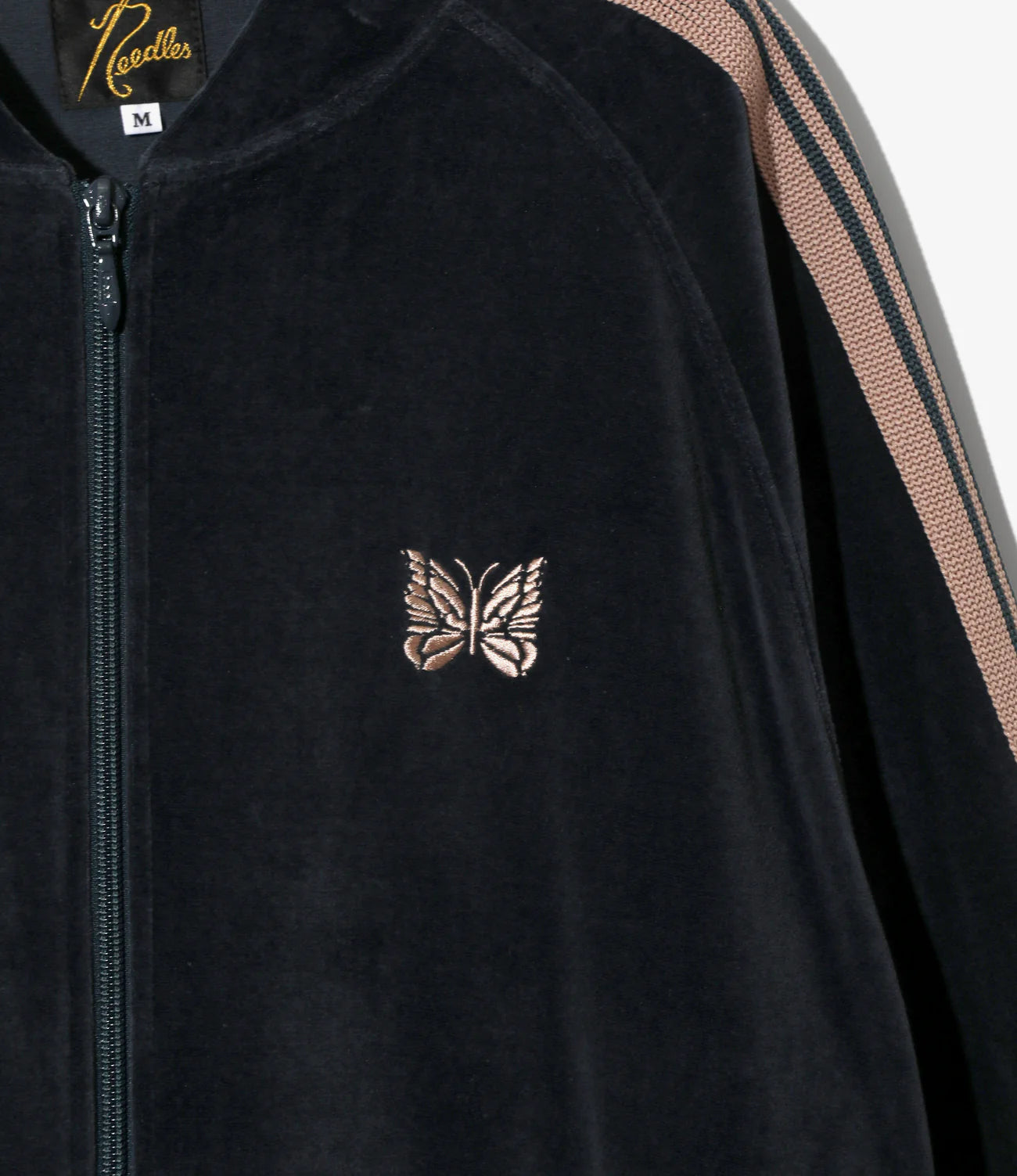 Needles Rib Collar Track Jacket - C/PE Velour