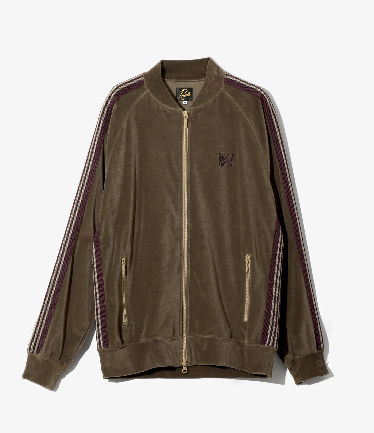 Needles Rib Collar Track Jacket - C/PE Velour