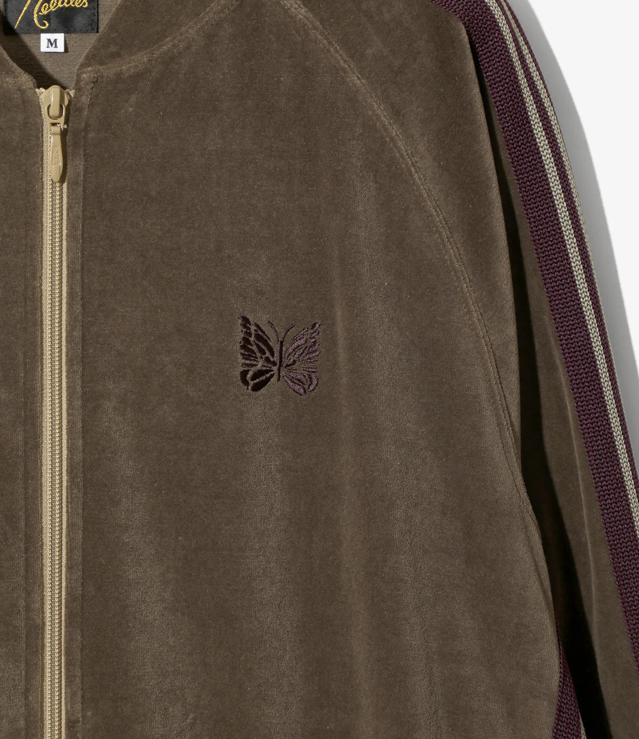 Needles Rib Collar Track Jacket - C/PE Velour