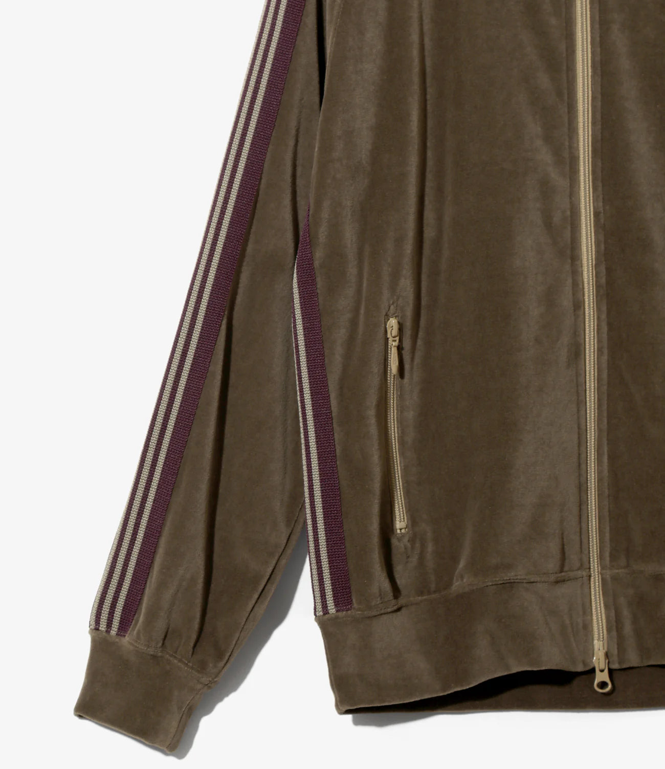 Needles Rib Collar Track Jacket - C/PE Velour